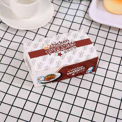 Olio BOPP Fried Chicken Box Varnishing sigillabile di Borad dell'avorio anti