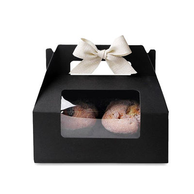 Colore su ordinazione riciclato di 400gsm FBB Mini Cake Box With Handle
