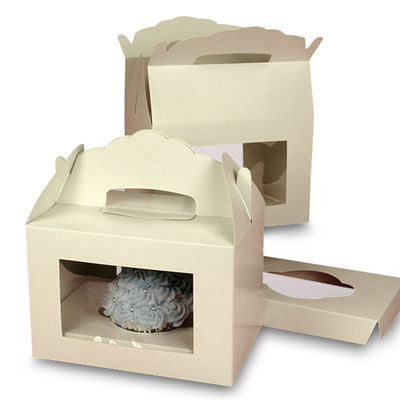 Colore su ordinazione di lusso pieghevole della scatola da pasticceria di carta kraft del ODM 420gsm dell'OEM
