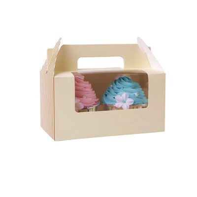 Colore su ordinazione di lusso pieghevole della scatola da pasticceria di carta kraft del ODM 420gsm dell'OEM