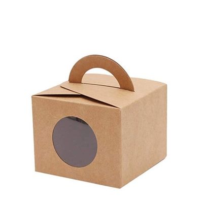 Colore su ordinazione di lusso pieghevole della scatola da pasticceria di carta kraft del ODM 420gsm dell'OEM