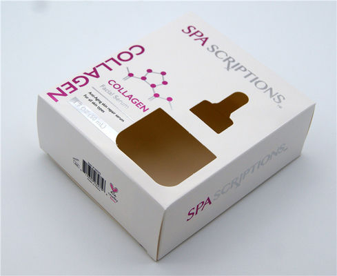 Logo Lotion Essence Cosmetic Packaging su misura inscatola con le inserzioni