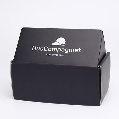 Rivestimento UV d'imballaggio piegante della scatola di Tab Lock Gable Corrugated Paper