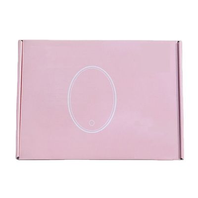 Scatola di spedizione rosa bianca blu ondulata Eco di CCNB C2S C1S amichevole