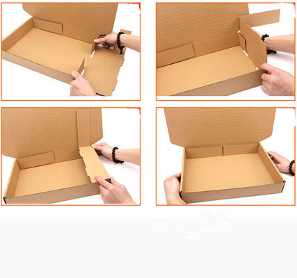 Pieghi il contenitore di regalo ondulato dell'abbigliamento di PMS Logo Mailer Shipping su ordinazione