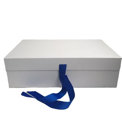 Grandi contenitori di regalo riciclabili del cartone di 128gsm C1S con il nastro