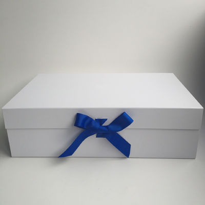 Grandi contenitori di regalo riciclabili del cartone di 128gsm C1S con il nastro