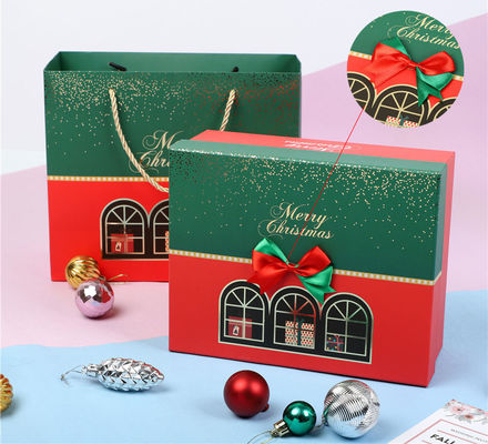 Riciclato 2 pezzi 250g Art Paper Cardboard Gift Boxes con i coperchi