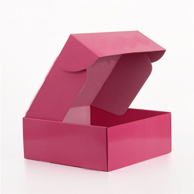 Emballage ha ondulato la spedizione rosa di 300gsm 2mm FBB inscatola il logo su ordinazione