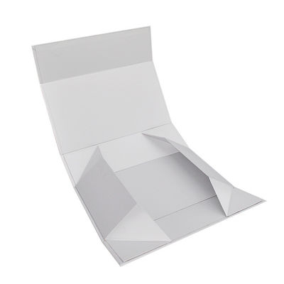 Contenitore di regalo rigido pieghevole di Natale 900GSM del cartone 1.5mm in pieno bianco