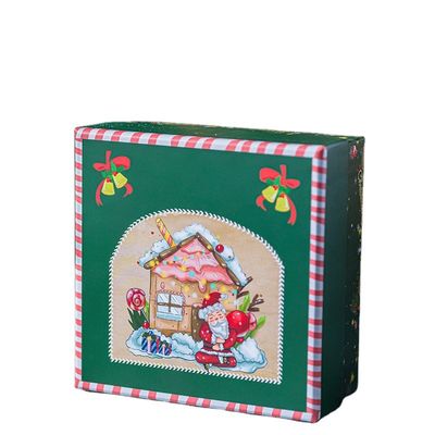 Impilamento della chiusura magnetica d'imballaggio riciclata olografica del contenitore di regalo