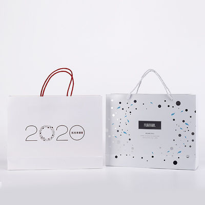 Logo laminato d'imballaggio di compera di C1S Art Paper Tote Bags Custom
