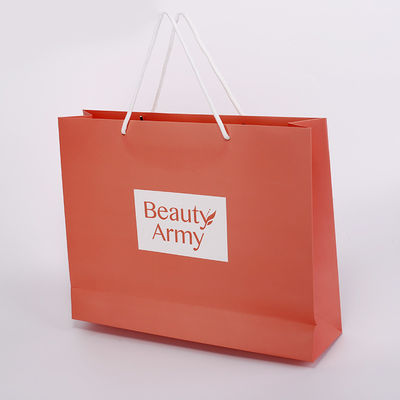 Imballaggio stampabile del regalo dei sacchi di carta di Matt Logo Common 28*15*28cm