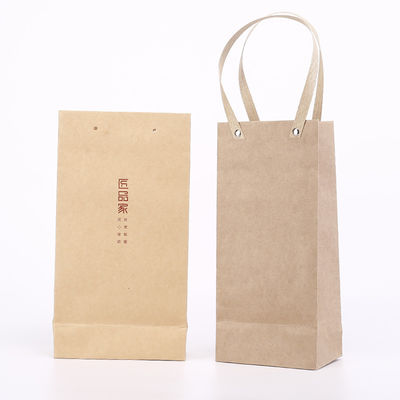 Logo Matt Varnish Printable Paper Bags su ordinazione eliminabile con la maniglia