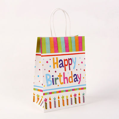 Sacchi di carta stampabili 350GSM per il regalo di compleanno
