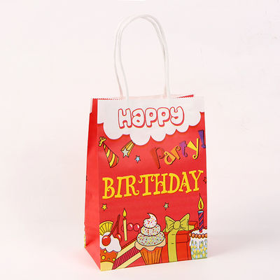 Sacchi di carta stampabili 350GSM per il regalo di compleanno