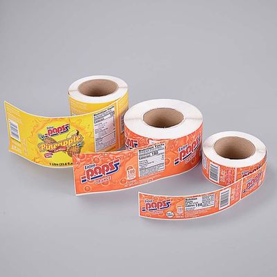 Gli autoadesivi su ordinazione dell'etichetta del PVC del pizzo variopinto passano a conto il nastro adesivo stampabile