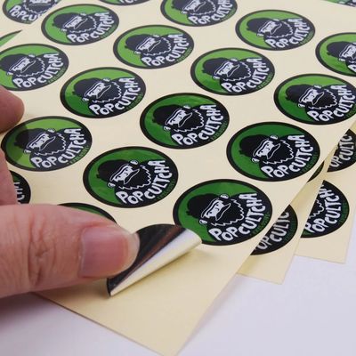 CMYK tagliato adesivo Pantone Logo Label Sticker Custom Printed