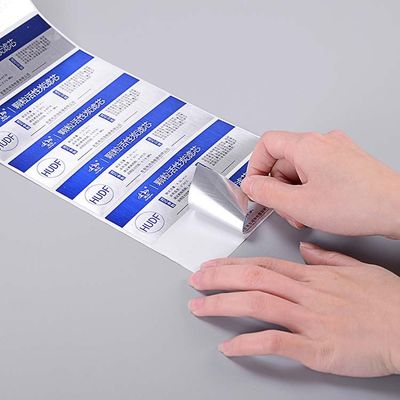 Autoadesivi d'imballaggio su ordinazione di pantone stampabile impermeabile autoadesivo