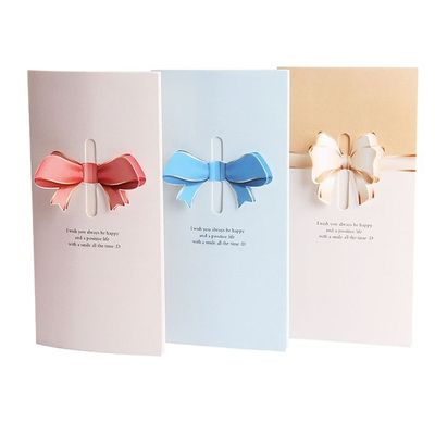 Il ODM dell'OEM riciclato ha impresso lo stile di lusso di carta delle cartoline d'auguri