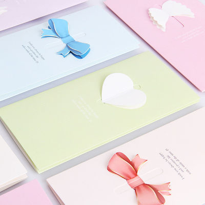 Il ODM dell'OEM riciclato ha impresso lo stile di lusso di carta delle cartoline d'auguri