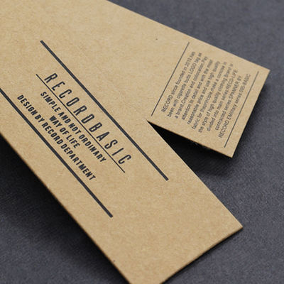 Stagnola lussuosa che timbra punto Hang Tag Pantone Color personale UV
