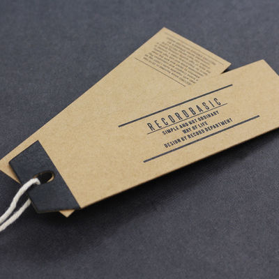 Stagnola lussuosa che timbra punto Hang Tag Pantone Color personale UV