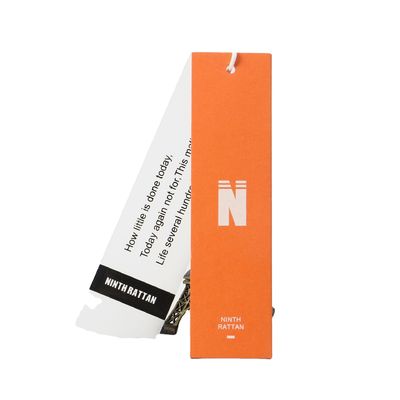 L'OEM che incide le nozze vi ringrazia oscillazione Hang Tag With Rope del cartone