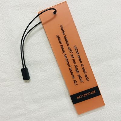L'OEM che incide le nozze vi ringrazia oscillazione Hang Tag With Rope del cartone