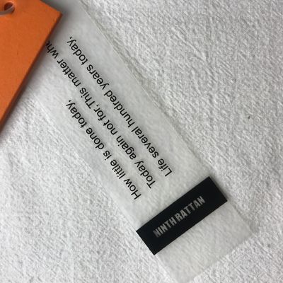 L'OEM che incide le nozze vi ringrazia oscillazione Hang Tag With Rope del cartone