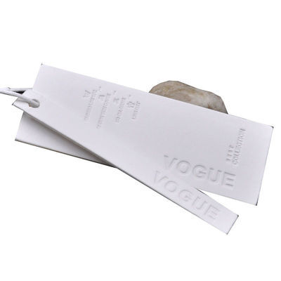 PVC impresso Hang Tags For Clothing su ordinazione lavabile di Eco di marca