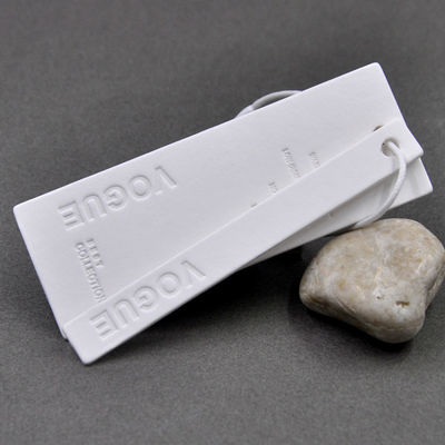 PVC impresso Hang Tags For Clothing su ordinazione lavabile di Eco di marca