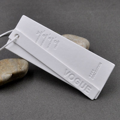 PVC impresso Hang Tags For Clothing su ordinazione lavabile di Eco di marca