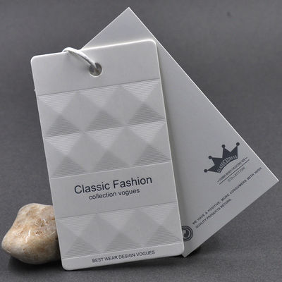 L'OEM DIY ha impresso incidere Hang Tag With String personale