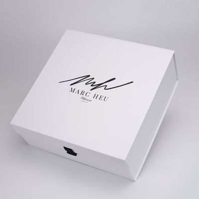Contenitore d'imballaggio bianco piegante di carta fantasia magnetica 185g per abito
