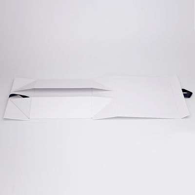 Contenitore d'imballaggio bianco piegante di carta fantasia magnetica 185g per abito