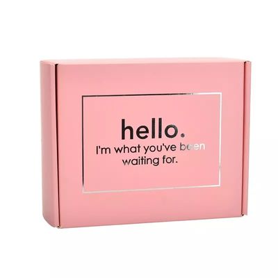 Contenitori di imballaggio rosa del regalo di CMYK con il nastro