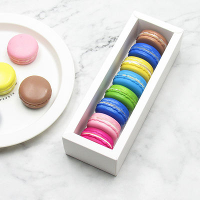 scatole su ordinazione di imballaggio per alimenti dell'OEM Macaron con la chiara finestra