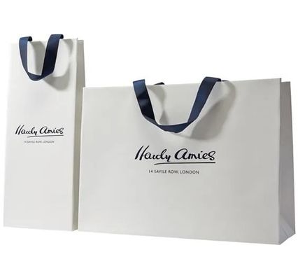 Colore su ordinazione del nero del FSC Matte Printable Paper Bags White dell'indumento