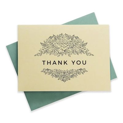 La carta dell'invito della carta kraft di nozze 350gsm di compleanno con avvolge